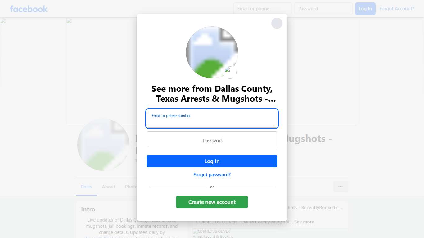 Dallas County, Texas Arrests & Mugshots - RecentlyBooked.com Facebook